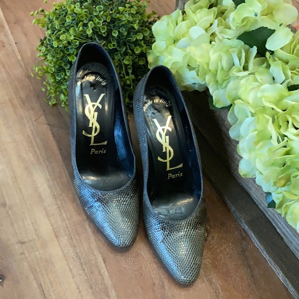 Yves SAINT LAURENT WOMENS  VINTAGE HEELS
